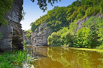 Buky Canyon in the Cherkasy Oblast