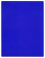 32. Flächigkeit. Yves Klein: IKB 191.