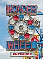 Image 47Wonder Wheel sign on Coney Island