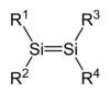 Structure générale d'un disilène