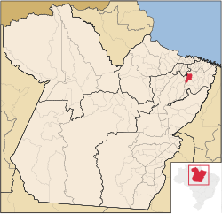 Location in Pará state