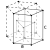 Hexagonal close-packed crystal structure for hassium