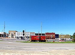 Caboose Park in downtown Tullahoma