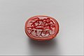 Carnelian Etruscan scarab 500–450 BC