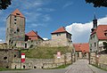 Marterturm (links) der Burg Querfurt, Sachsen-Anhalt