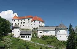 Pohled na hrad Valenje