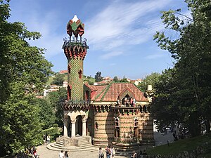 El Capricho, da autoria de Gaudí, em Comillas