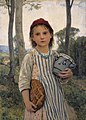 Óleo del suizo Albert Anker[50]​ de 1883.