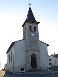 The church in Villers-sur-Nied