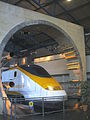 Image 23 Credit: Xtrememachineuk The Channel Tunnel is a 31 mile long rail tunnel beneath the English Channel connecting England to France. More about the Channel Tunnel... (from Portal:Kent/Selected pictures)