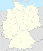 Deutschlandkarte, Position der Stadt Wilsdruff hervorgehoben