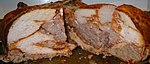 A sausage-stuffed Turducken