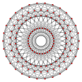 Real {3,3,5}, , had 120 vertices, 720 edges, 1200 {3} faces, and 600 {3,3} cells