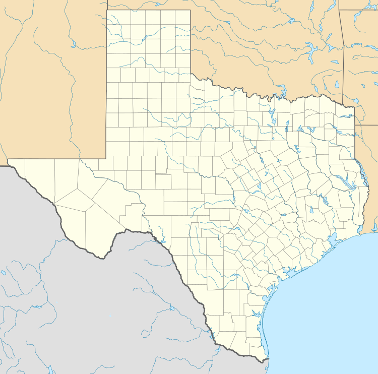 Map of the Primary Campuses for State of Texas 4-year Universities