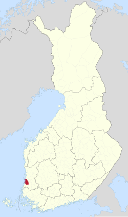 Location of Eurajoki in Finland