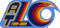 Das Logo zum 10-jährigen Jubiläum der Atlanta Thrashers (2009)